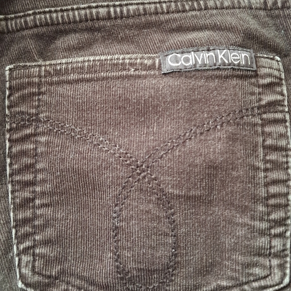 Calvin Klein Brown Corduroy Trousers - Picture 7 of 10